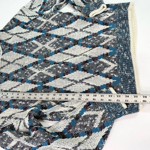 J.J. COCHRAN Sweater Men's Large Crew Neck Diamond Argyle Grandpa Dad Pullover - Picture 5 of 9